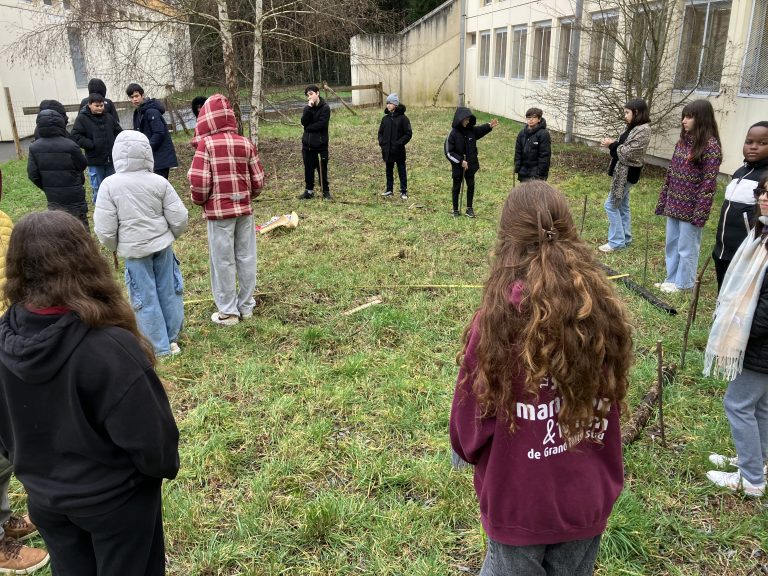 Une 2ème mare et de nouveaux arbres au collège